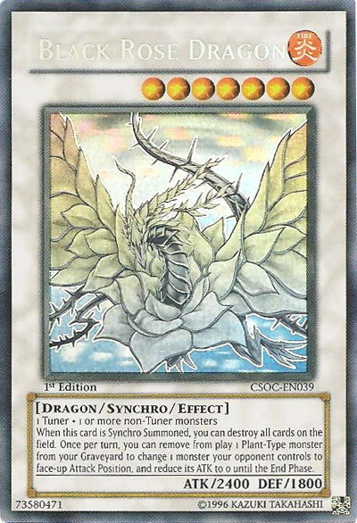 Black Rose Dragon [CSOC-EN039] Ghost Rare | Arkham Games and Comics