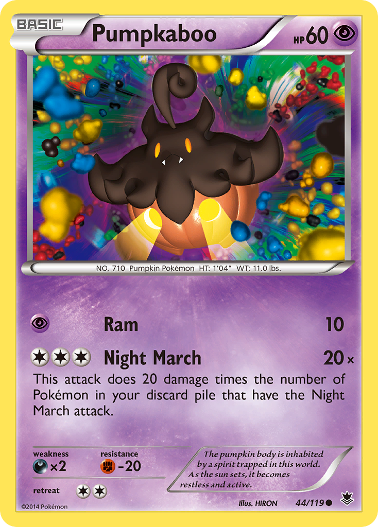 Pumpkaboo (44/119) [XY: Phantom Forces] | Arkham Games and Comics