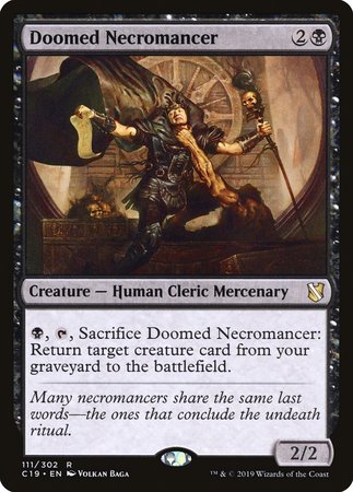 Doomed Necromancer [Commander 2019] | Arkham Games and Comics