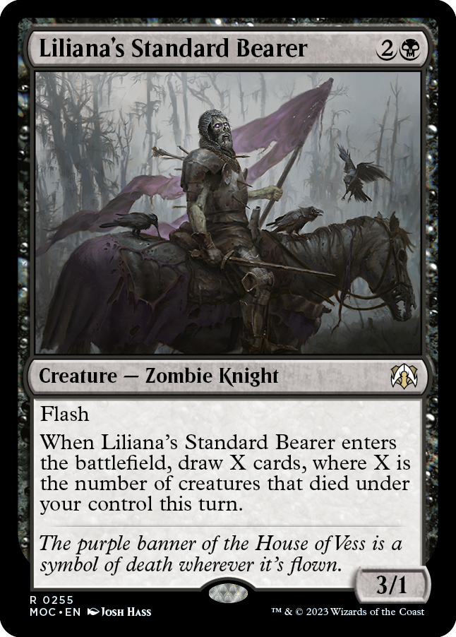 Liliana's Standard Bearer [March of the Machine Commander] | Arkham Games and Comics