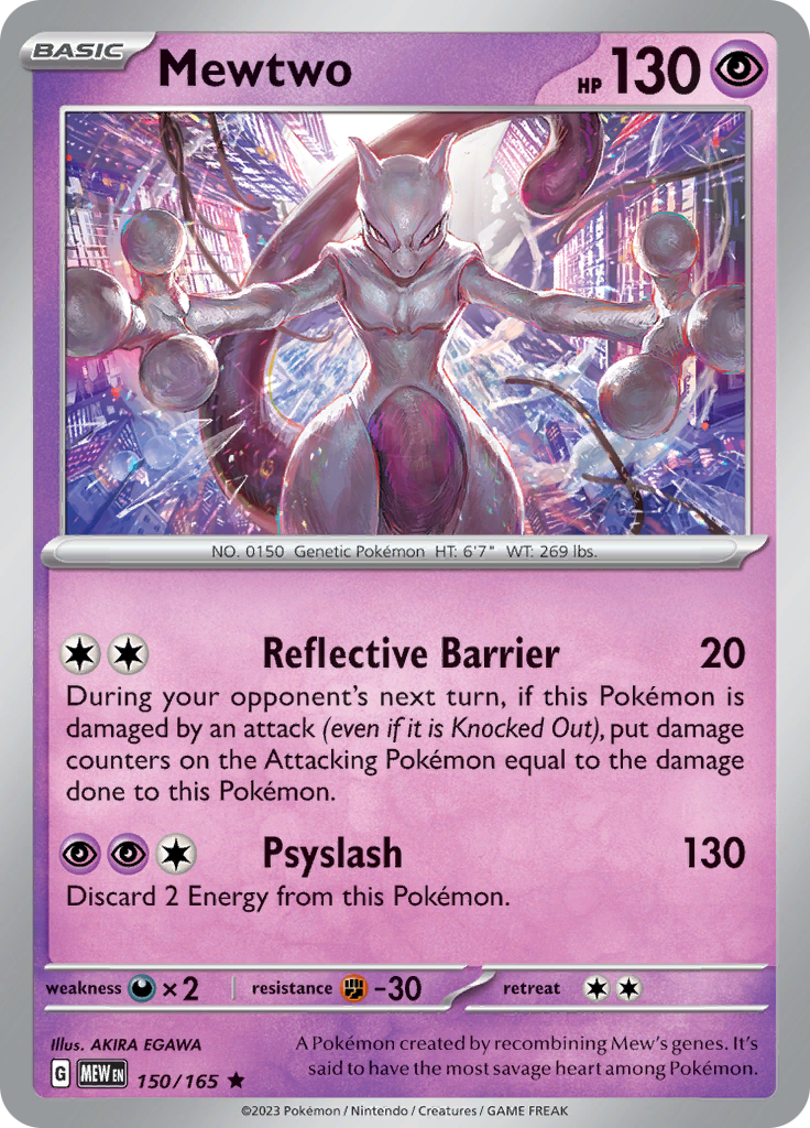 Mewtwo (150/165) [Scarlet & Violet: 151] | Arkham Games and Comics