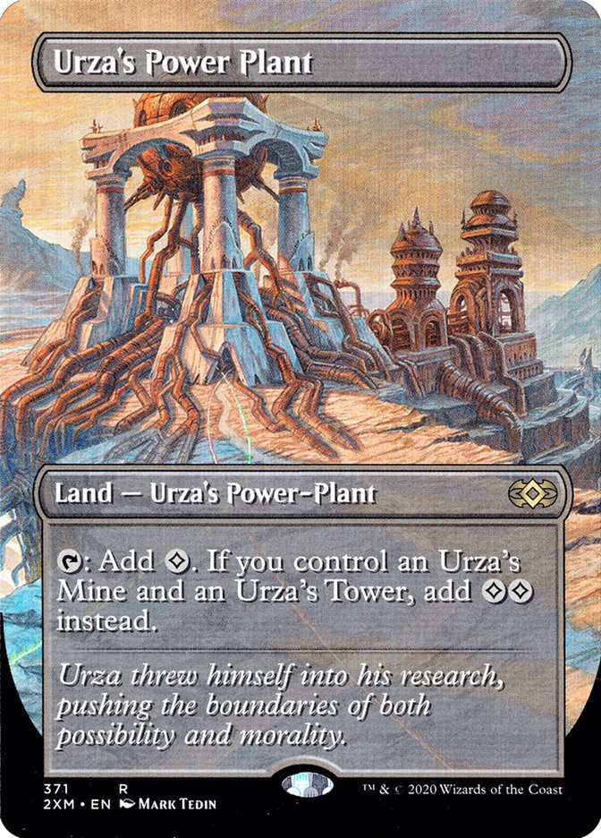 Urza's Power Plant (Borderless) [Double Masters] | Arkham Games and Comics