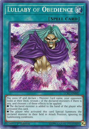 Lullaby of Obedience [LCKC-EN042] Secret Rare | Arkham Games and Comics