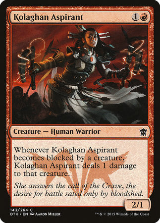 Kolaghan Aspirant [Dragons of Tarkir] | Arkham Games and Comics