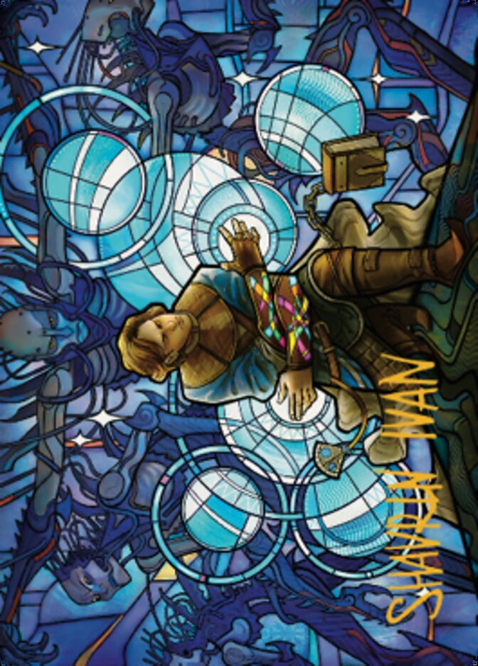 Raff, Weatherlight Stalwart Art Card (Gold-Stamped Signature) [Dominaria United Art Series] | Arkham Games and Comics