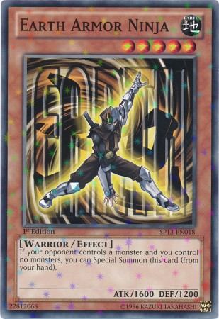 Earth Armor Ninja [SP13-EN018] Starfoil Rare | Arkham Games and Comics