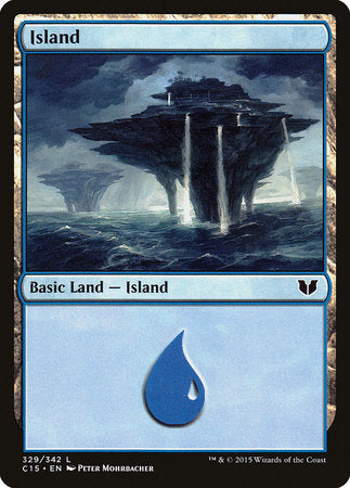 Island (329) [Commander 2015] | Arkham Games and Comics