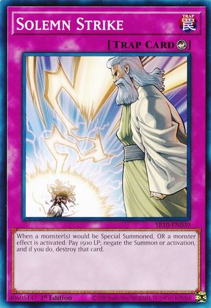 Solemn Strike [SR10-EN039] Common | Arkham Games and Comics