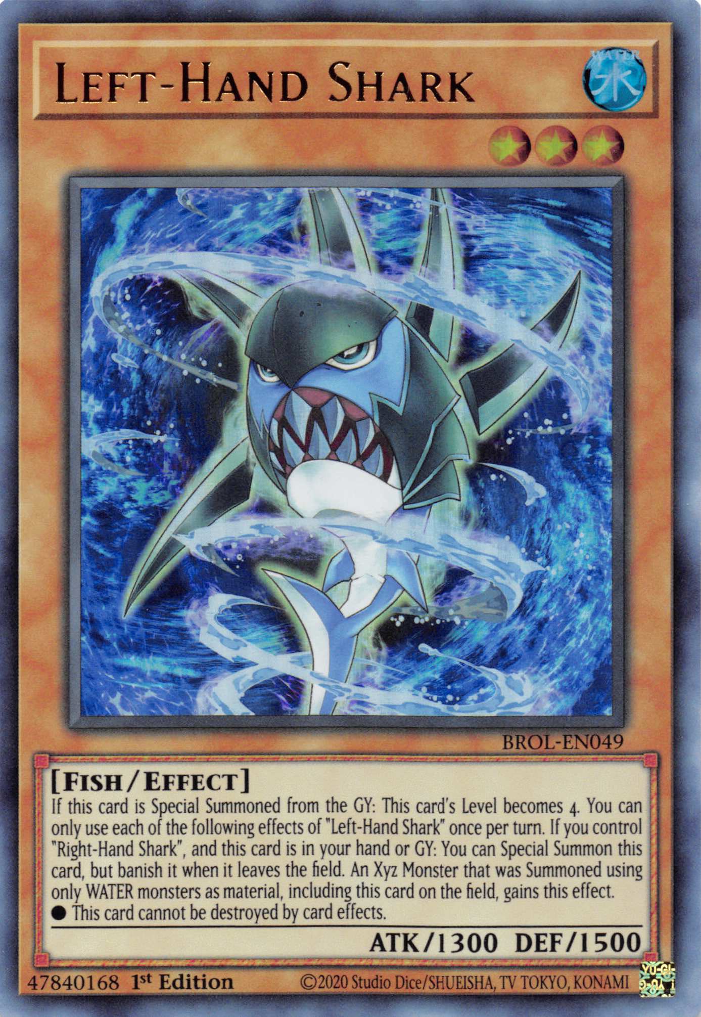 Left-Hand Shark [BROL-EN049] Ultra Rare | Arkham Games and Comics