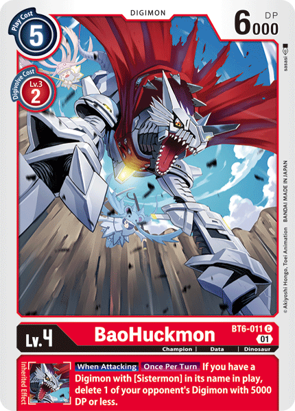 BaoHuckmon [BT6-011] [Double Diamond] | Arkham Games and Comics