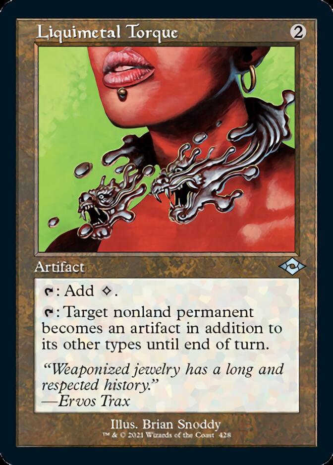 Liquimetal Torque (Retro Foil Etched) [Modern Horizons 2] | Arkham Games and Comics