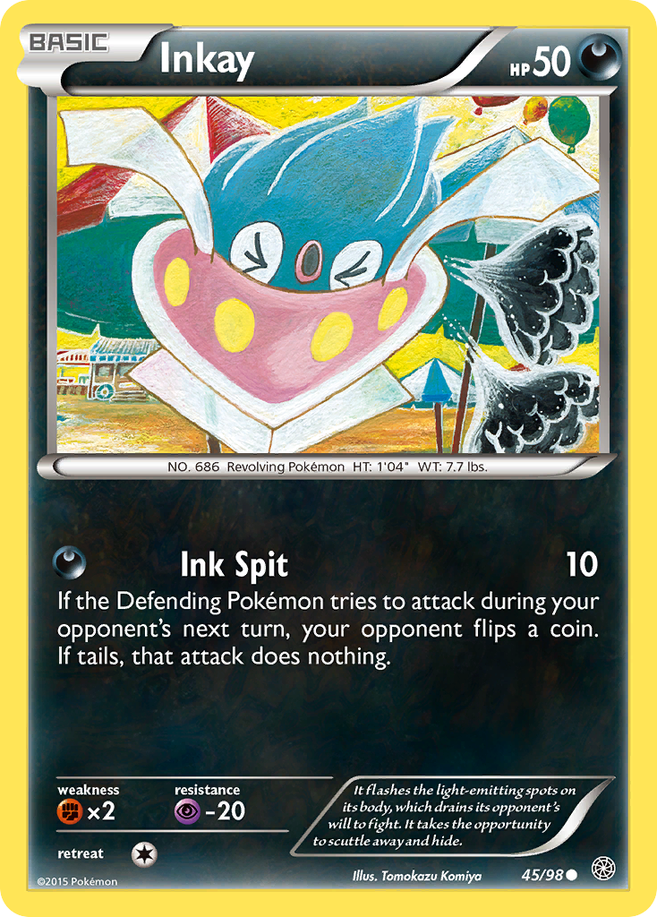 Inkay (45/98) [XY: Ancient Origins] | Arkham Games and Comics