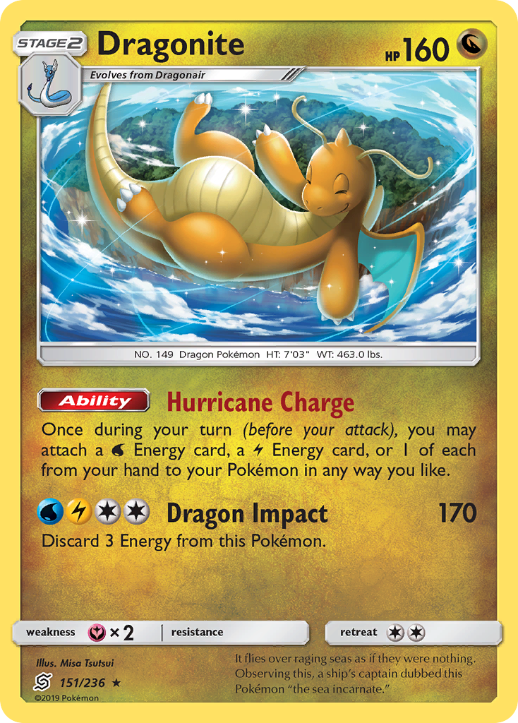 Dragonite (151/236) [Sun & Moon: Unified Minds] | Arkham Games and Comics