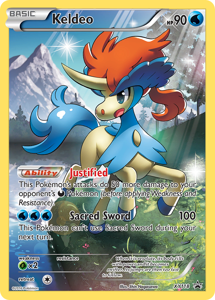 Keldeo (XY118) [XY: Black Star Promos] | Arkham Games and Comics