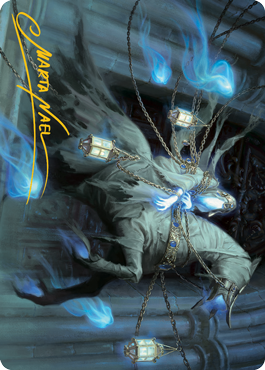 Patrician Geist Art Card (Gold-Stamped Signature) [Innistrad: Midnight Hunt Art Series] | Arkham Games and Comics