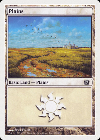 Plains (334) [Eighth Edition] | Arkham Games and Comics