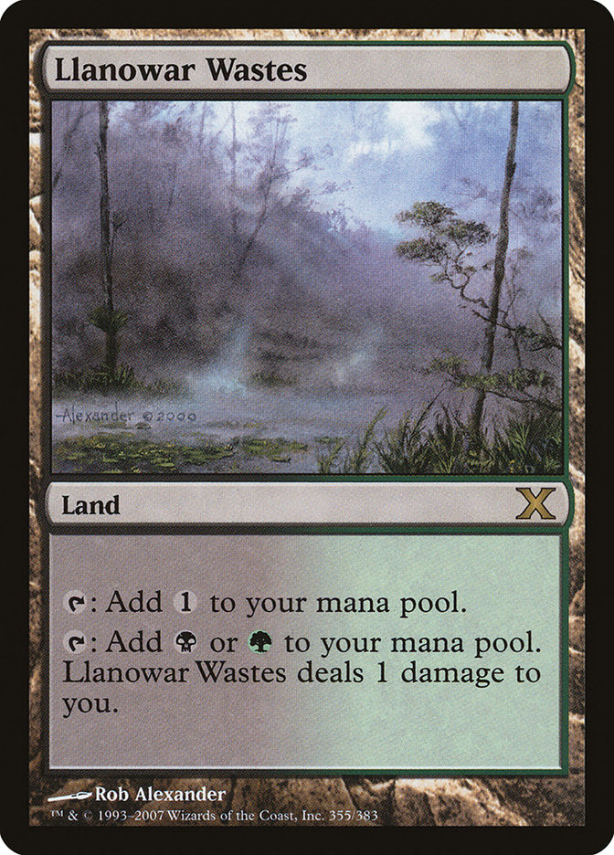 Llanowar Wastes [Tenth Edition] | Arkham Games and Comics