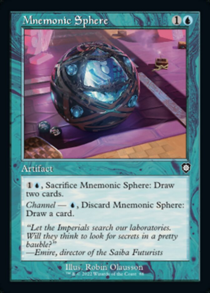 Mnemonic Sphere (Retro) [The Brothers' War Commander] | Arkham Games and Comics