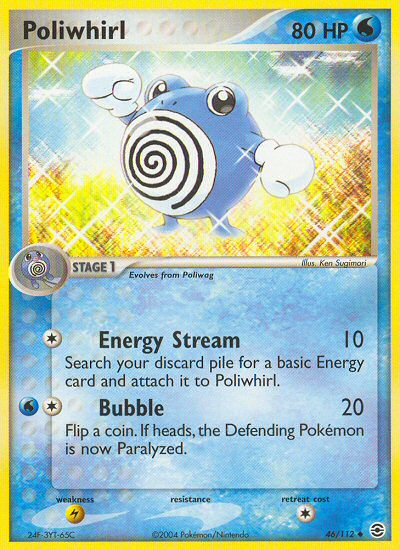 Poliwhirl (46/112) [EX: FireRed & LeafGreen] | Arkham Games and Comics