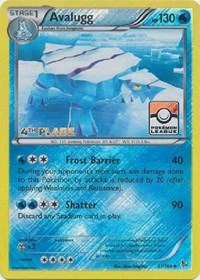 Avalugg (31/106) (League Promo 4th Place) [XY: Flashfire] | Arkham Games and Comics