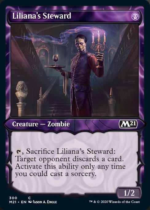 Liliana's Steward (Showcase) [Core Set 2021] | Arkham Games and Comics