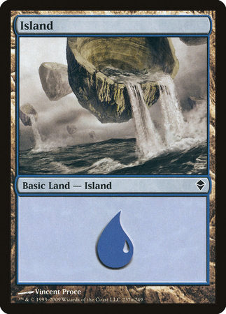 Island (237a) [Zendikar] | Arkham Games and Comics