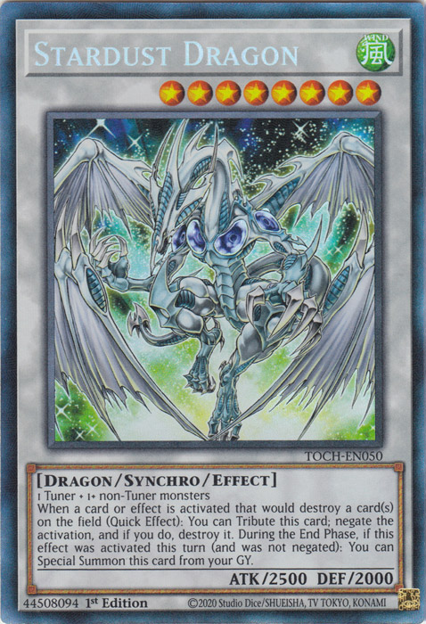 Stardust Dragon [TOCH-EN050] Collector's Rare | Arkham Games and Comics