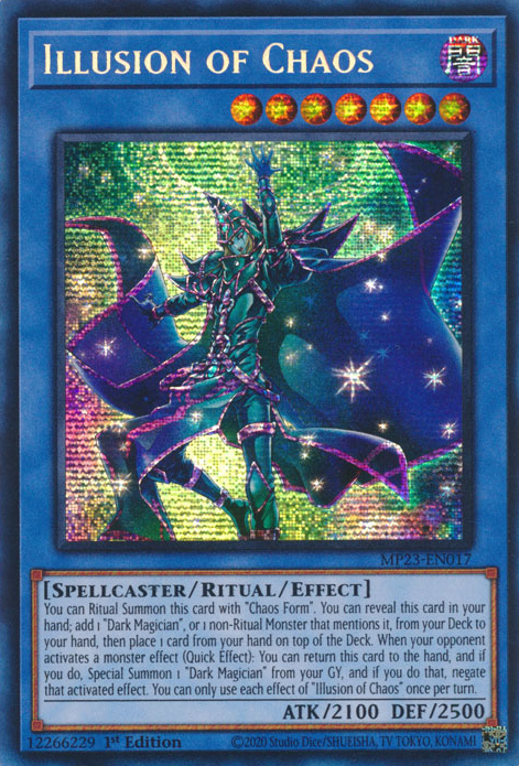 Illusion of Chaos [MP23-EN017] Prismatic Secret Rare | Arkham Games and Comics