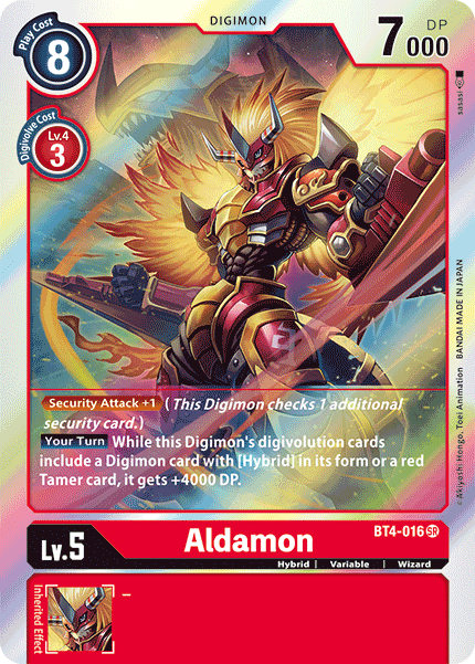 Aldamon [BT4-016] [Great Legend] | Arkham Games and Comics