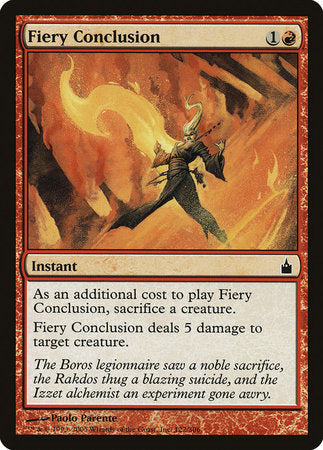 Fiery Conclusion [Ravnica: City of Guilds] | Arkham Games and Comics