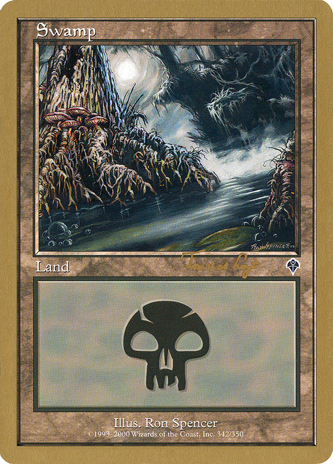 Swamp (tvdl342) (Tom van de Logt) [World Championship Decks 2001] | Arkham Games and Comics