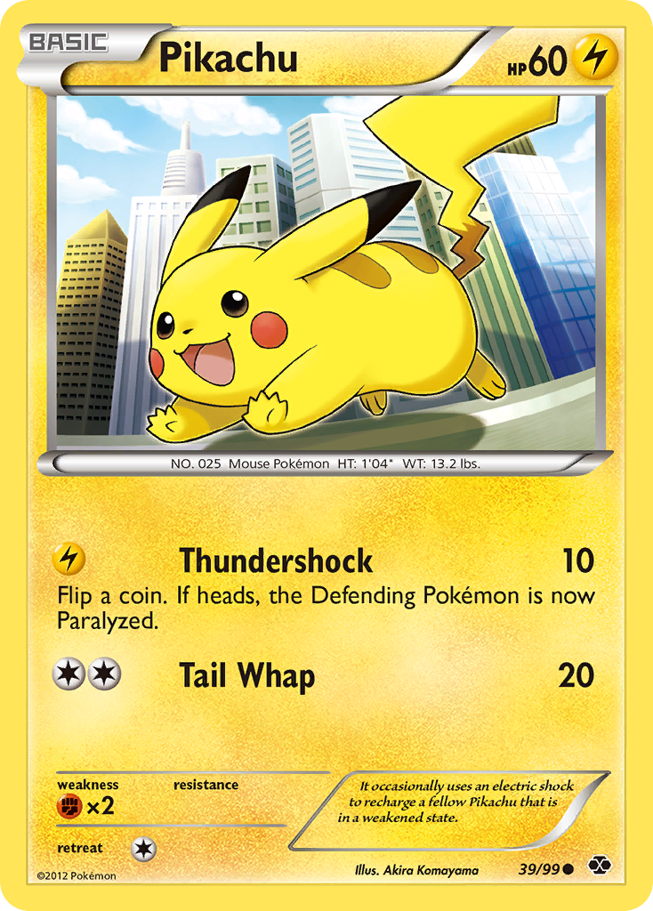 Pikachu (39/99) [Black & White: Next Destinies] | Arkham Games and Comics