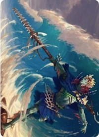 Tazeem Roilmage Art Card [Zendikar Rising Art Series] | Arkham Games and Comics