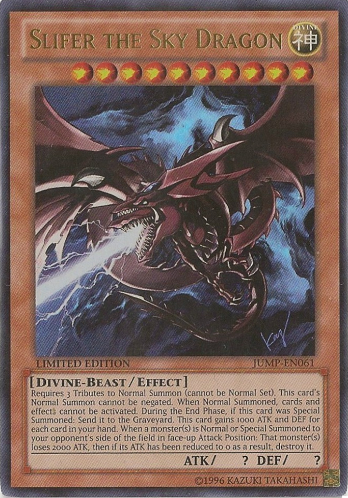 Slifer the Sky Dragon [JUMP-EN061] Ultra Rare | Arkham Games and Comics