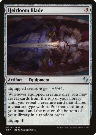 Heirloom Blade [Commander 2017] | Arkham Games and Comics