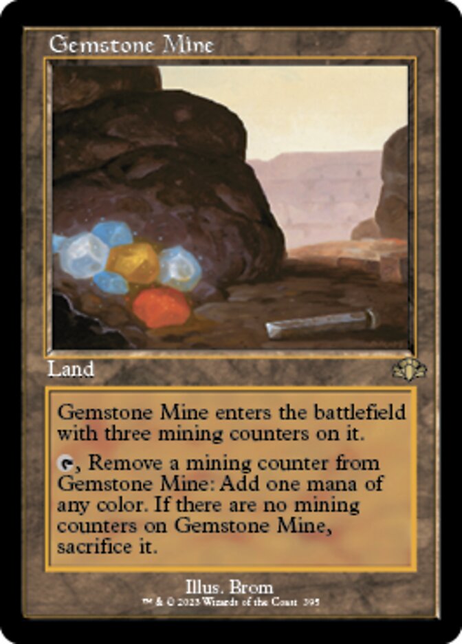 Gemstone Mine (Retro) [Dominaria Remastered] | Arkham Games and Comics