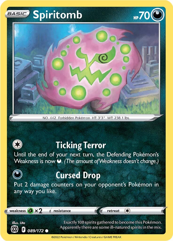 Spiritomb (089/172) [Sword & Shield: Brilliant Stars] | Arkham Games and Comics
