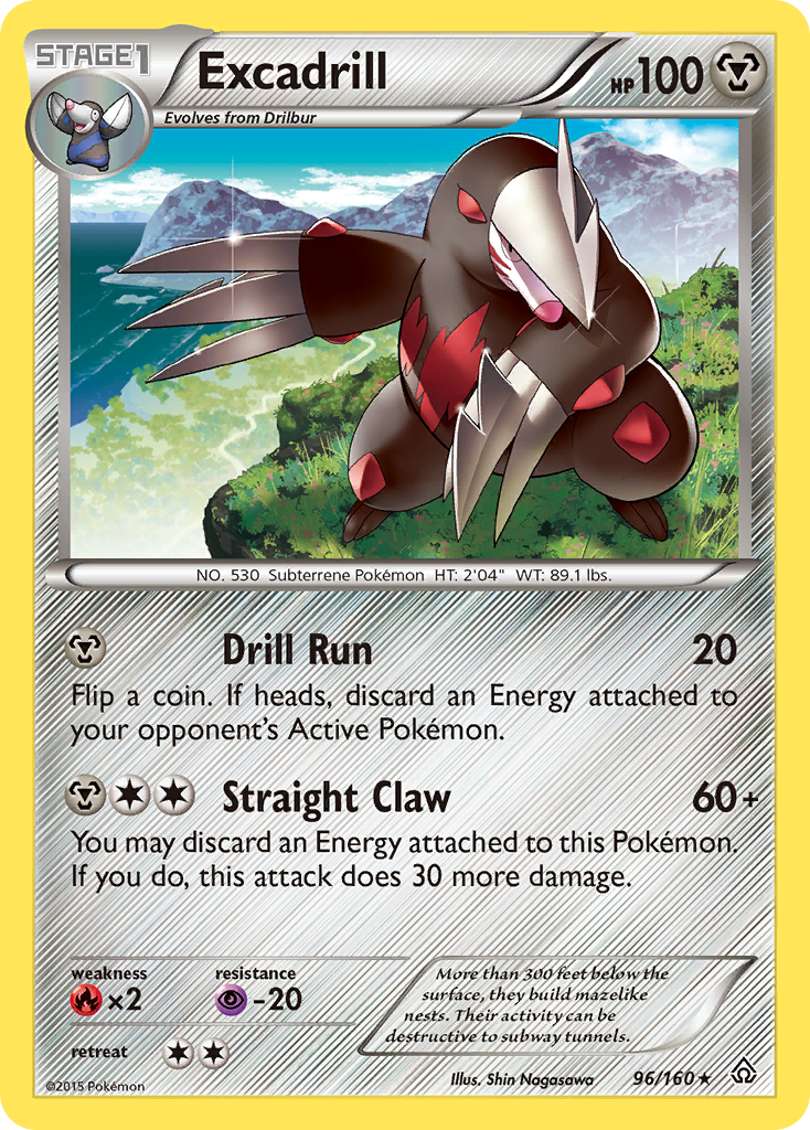 Excadrill (96/160) [XY: Primal Clash] | Arkham Games and Comics