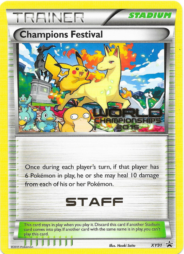 Champions Festival (XY91) (2015 Quarter Finalist) [XY: Black Star Promos] | Arkham Games and Comics