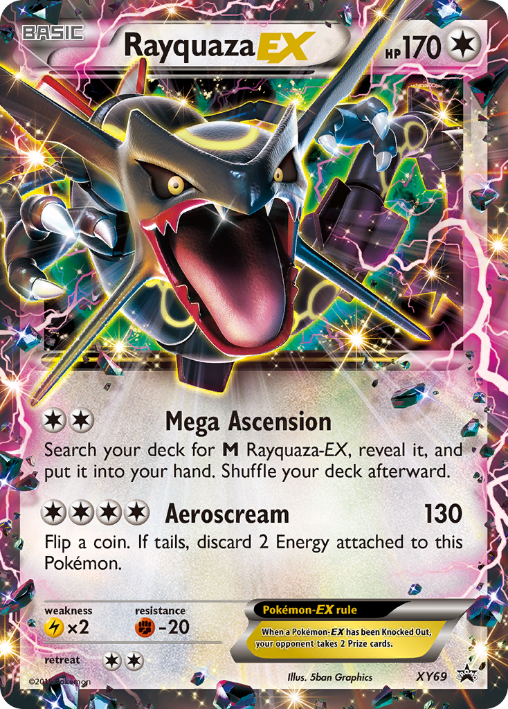 Rayquaza EX (XY69) (Shiny) [XY: Black Star Promos] | Arkham Games and Comics