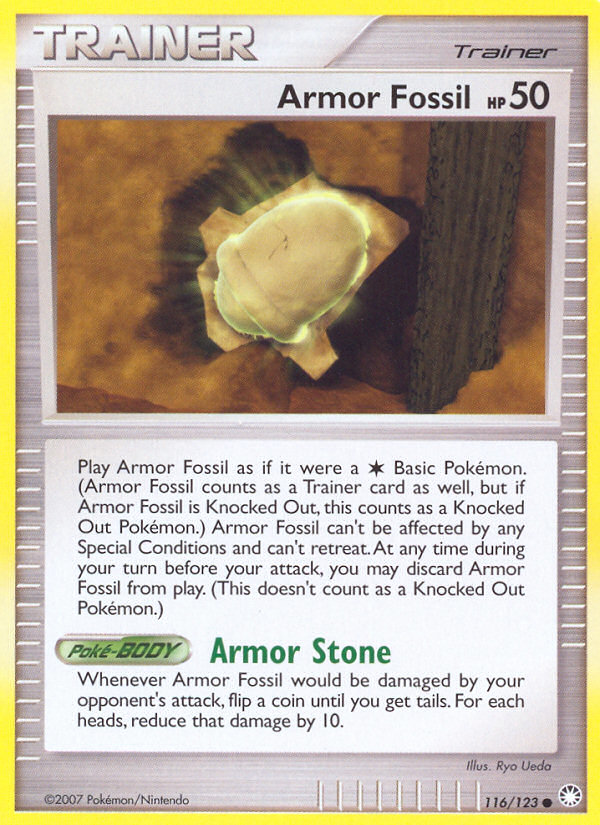 Armor Fossil (116/123) [Diamond & Pearl: Mysterious Treasures] | Arkham Games and Comics