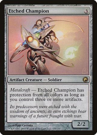 Etched Champion [Scars of Mirrodin] | Arkham Games and Comics