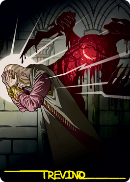 Agonizing Remorse Art Card (Gold-Stamped Signature) [Strixhaven: School of Mages Art Series] | Arkham Games and Comics