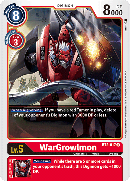 WarGrowlmon [BT2-017] [Release Special Booster Ver.1.0] | Arkham Games and Comics