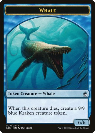 Whale Token (007) [Masters 25 Tokens] | Arkham Games and Comics