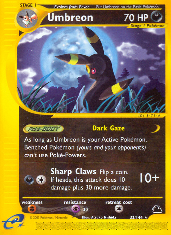 Umbreon (32/144) [Skyridge] | Arkham Games and Comics