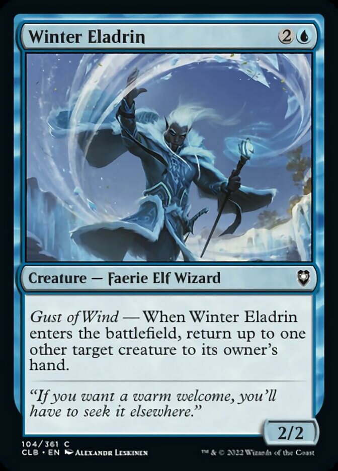 Winter Eladrin [Commander Legends: Battle for Baldur's Gate] | Arkham Games and Comics