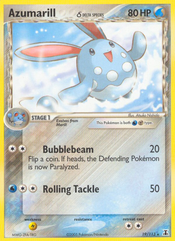 Azumarill (19/113) (Delta Species) [EX: Delta Species] | Arkham Games and Comics