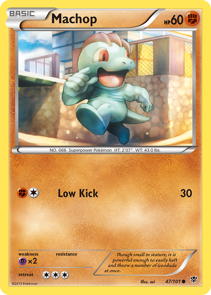 Machop (47/101) [Black & White: Plasma Blast] | Arkham Games and Comics