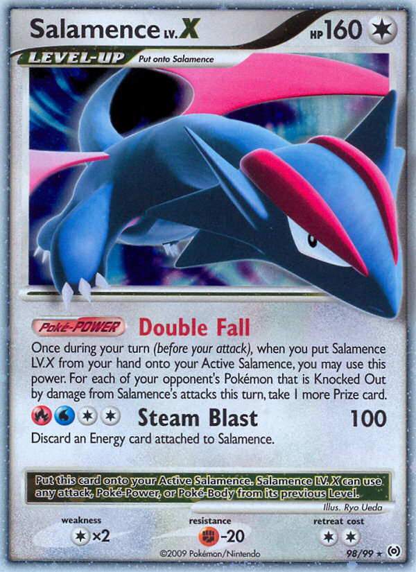 Salamence LV.X (98/99) [Platinum: Arceus] | Arkham Games and Comics